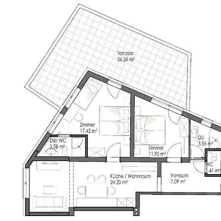 Haus Sabrina Hexenkopf アパート *
